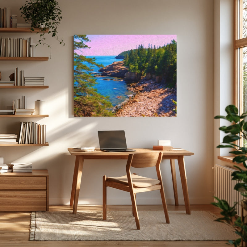 Rocky Coastal Cove Trail — Acadia National Park, Maine, view 4