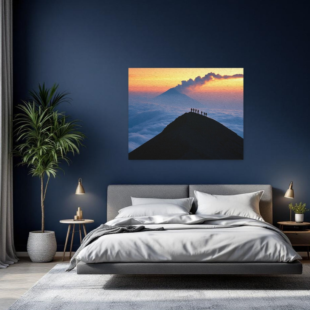 Acatenango, Guatemala | Acatenango Summit Above Clouds | Original Series Gallery Canvas detail