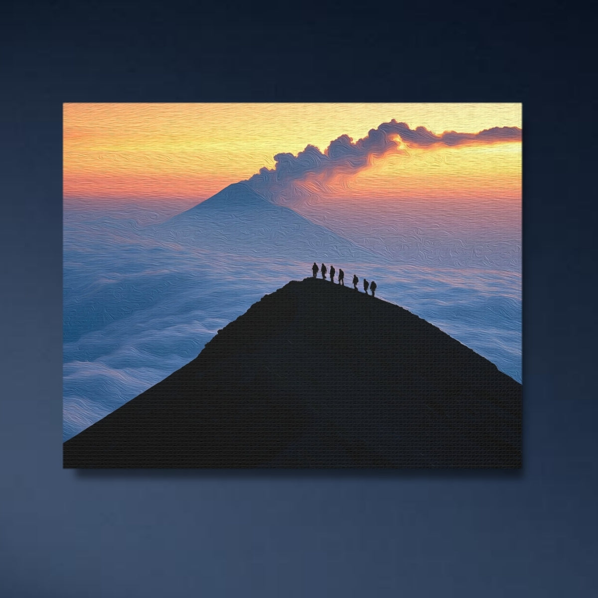 Acatenango, Guatemala | Acatenango Summit Above Clouds | Original Series Gallery Canvas close-up detail