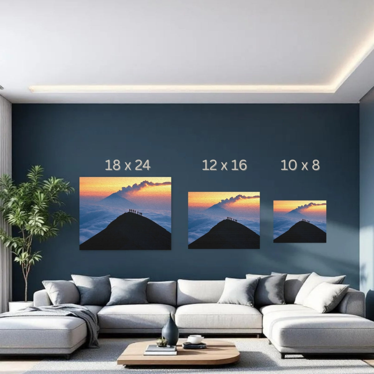 Acatenango, Guatemala | Acatenango Summit Above Clouds | Original Series Gallery Canvas detail