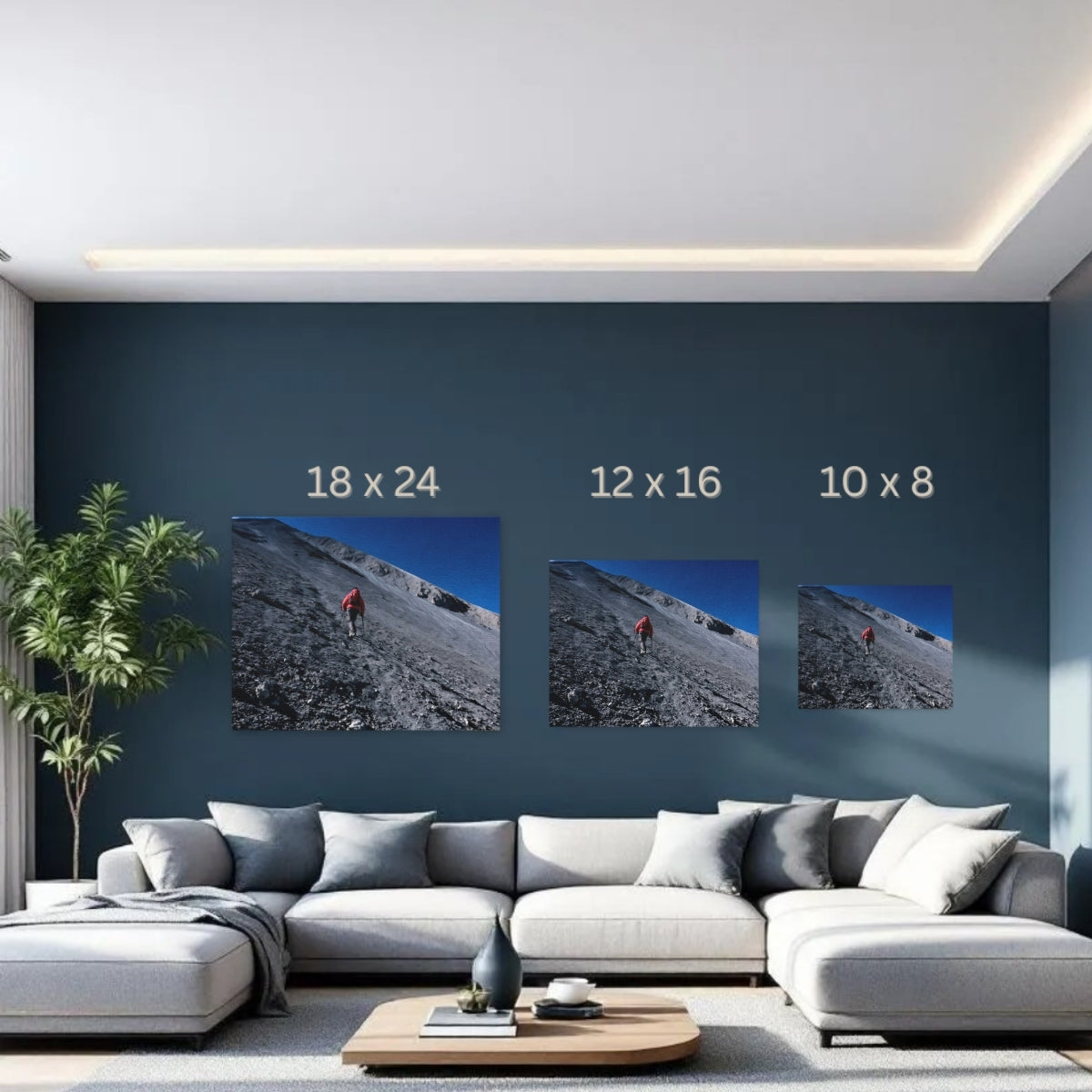 Acatenango, Guatemala | Acatenango Volcanic Slope Ascent | Original Series Gallery Canvas detail