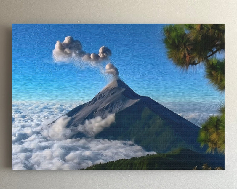 Acatenango Volcano Summit Eruption — Acatenango, Guatemala