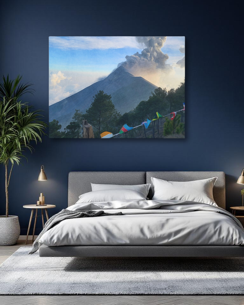 Antigua, Guatemala  | Volcán de Acatenango | Original Series Gallery Canvas detail