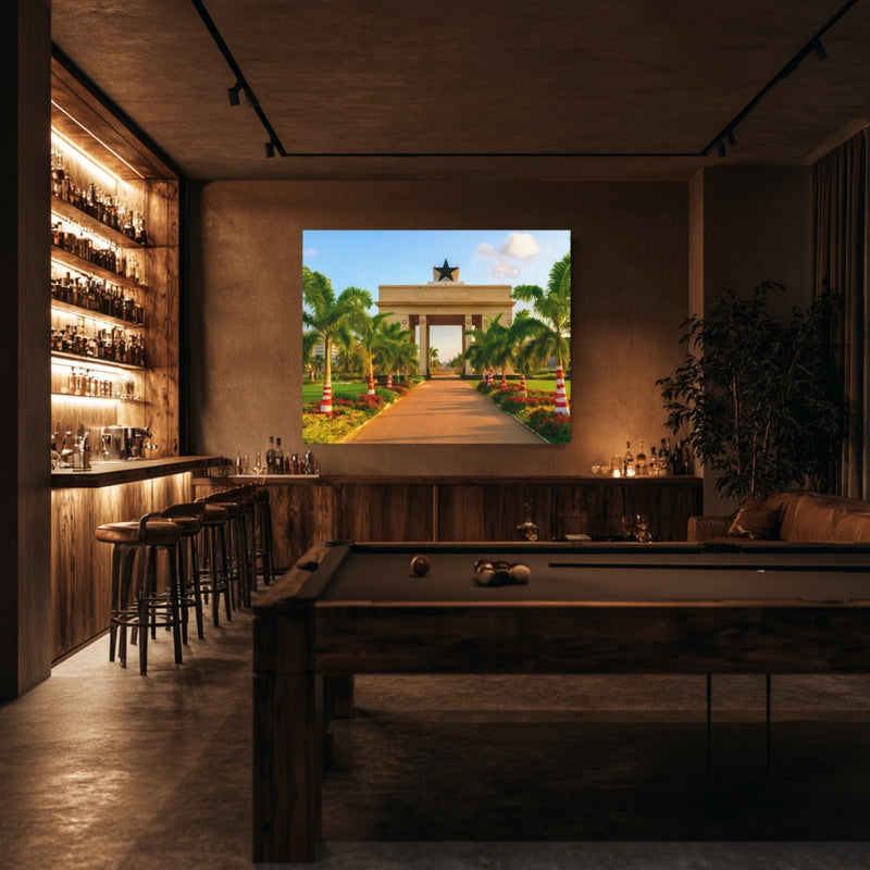 Accra, Ghana | Black Star Gate Accra | Original Series Gallery Canvas