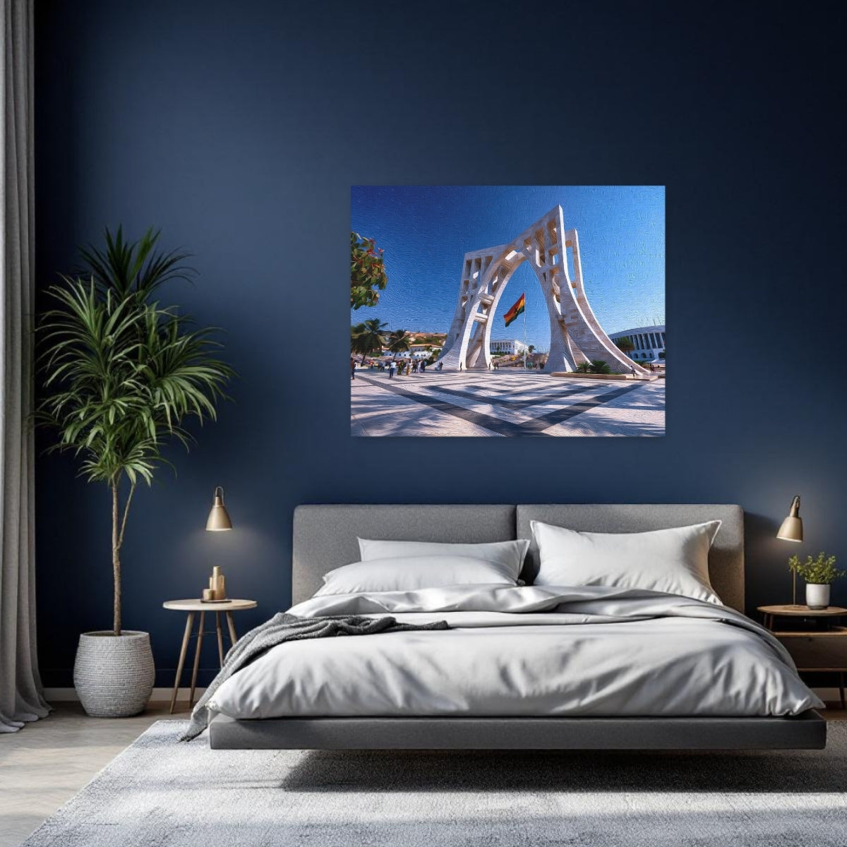 Accra, Ghana | Independence Square Arch Accra | Original Series Gallery Canvas detail