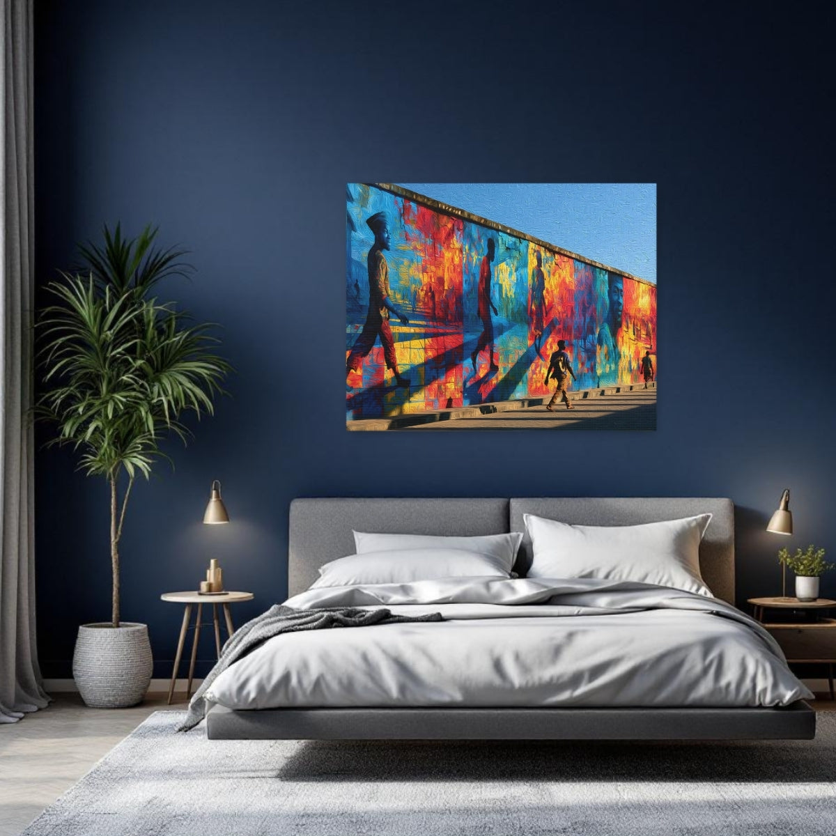 Accra, Ghana | Accra Street Mural Promenade | Original Series Gallery Canvas detail