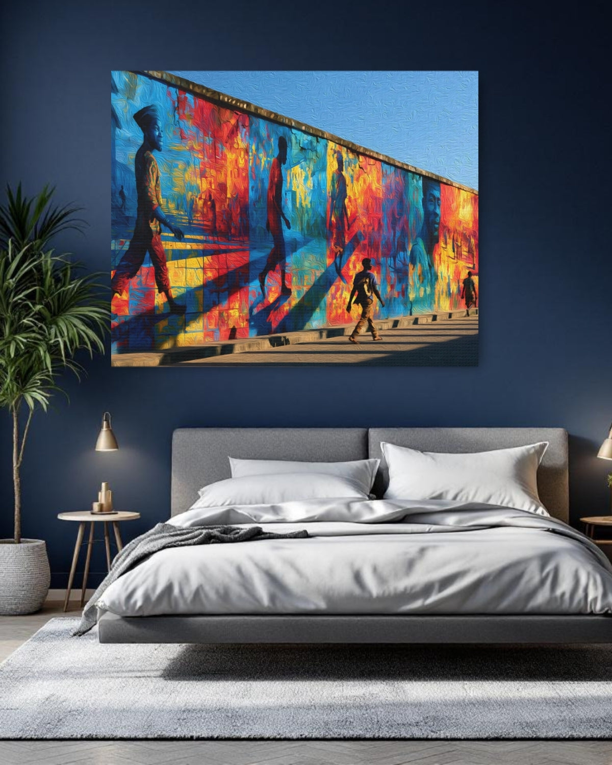 Accra, Ghana | Accra Street Mural Promenade | Original Series Gallery Canvas detail