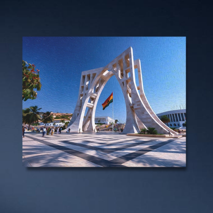 Accra, Ghana | Independence Square Arch Accra | Original Series Gallery Canvas