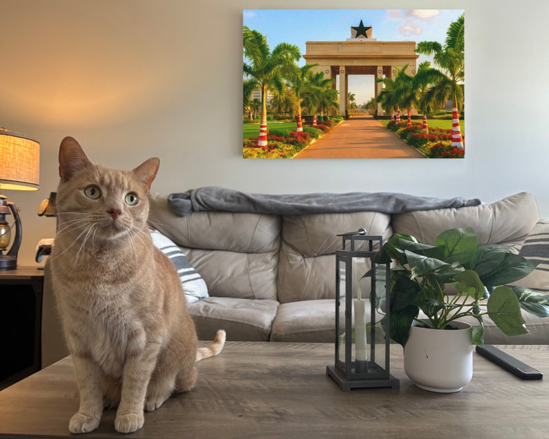 Accra, Ghana | Black Star Gate Accra | Original Series Gallery Canvas