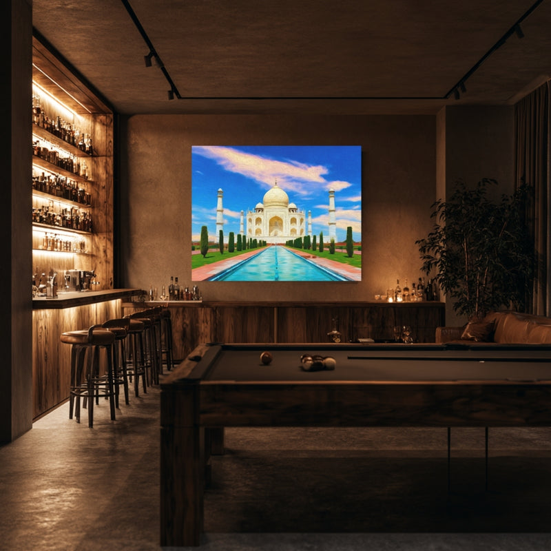 Taj Mahal Reflecting Pool — Agra, India, view 7