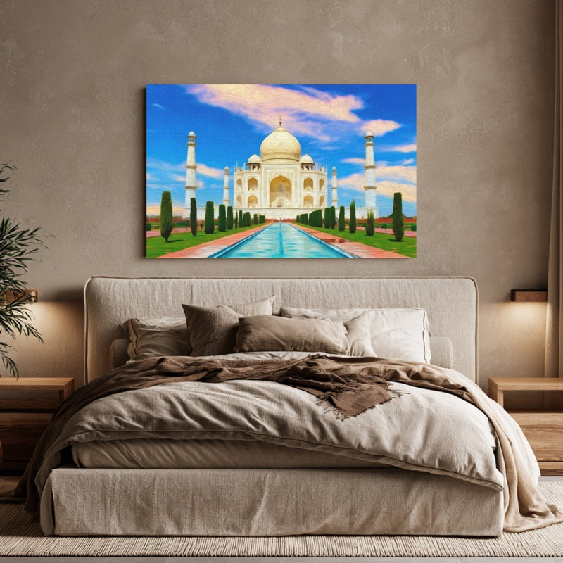 Taj Mahal Reflecting Pool — Agra, India, view 6
