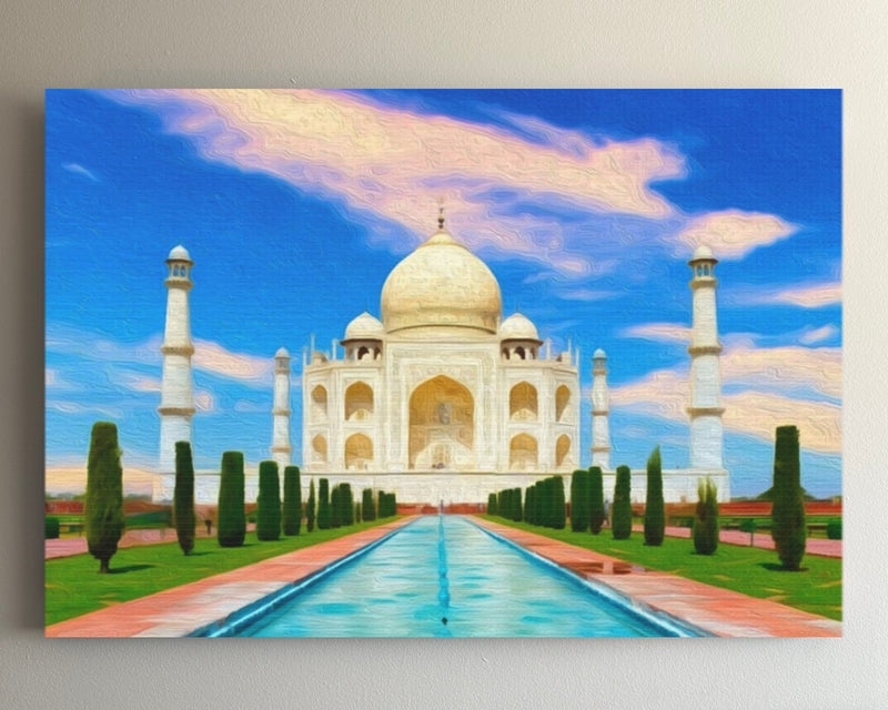 Taj Mahal Reflecting Pool — Agra, India