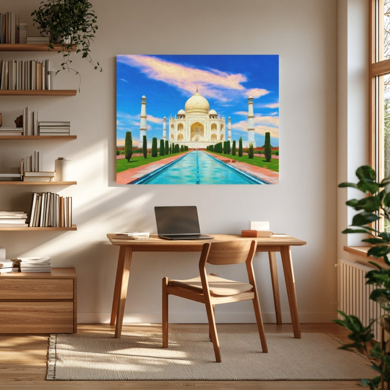 Taj Mahal Reflecting Pool — Agra, India, view 4