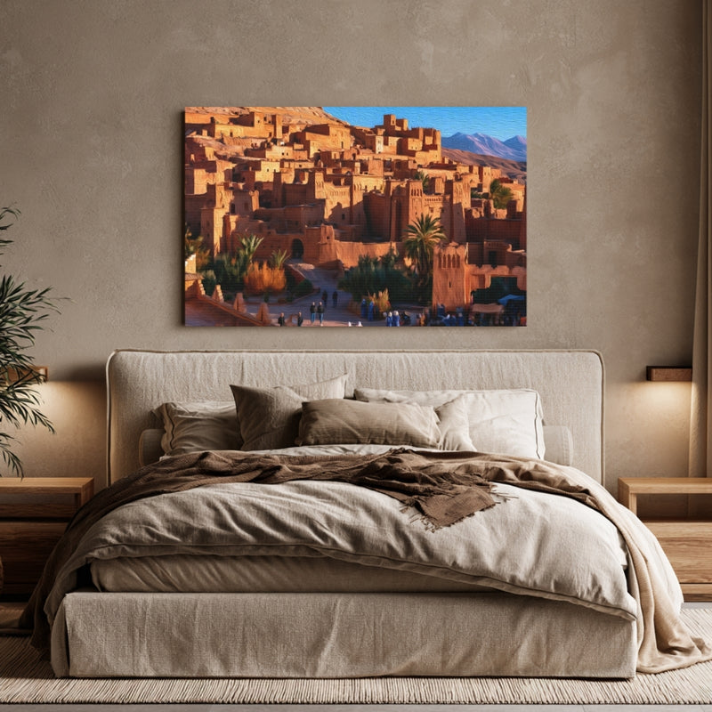 Ancient Kasbah Desert Village — Aït Benhaddou Village, Morocco, view 6