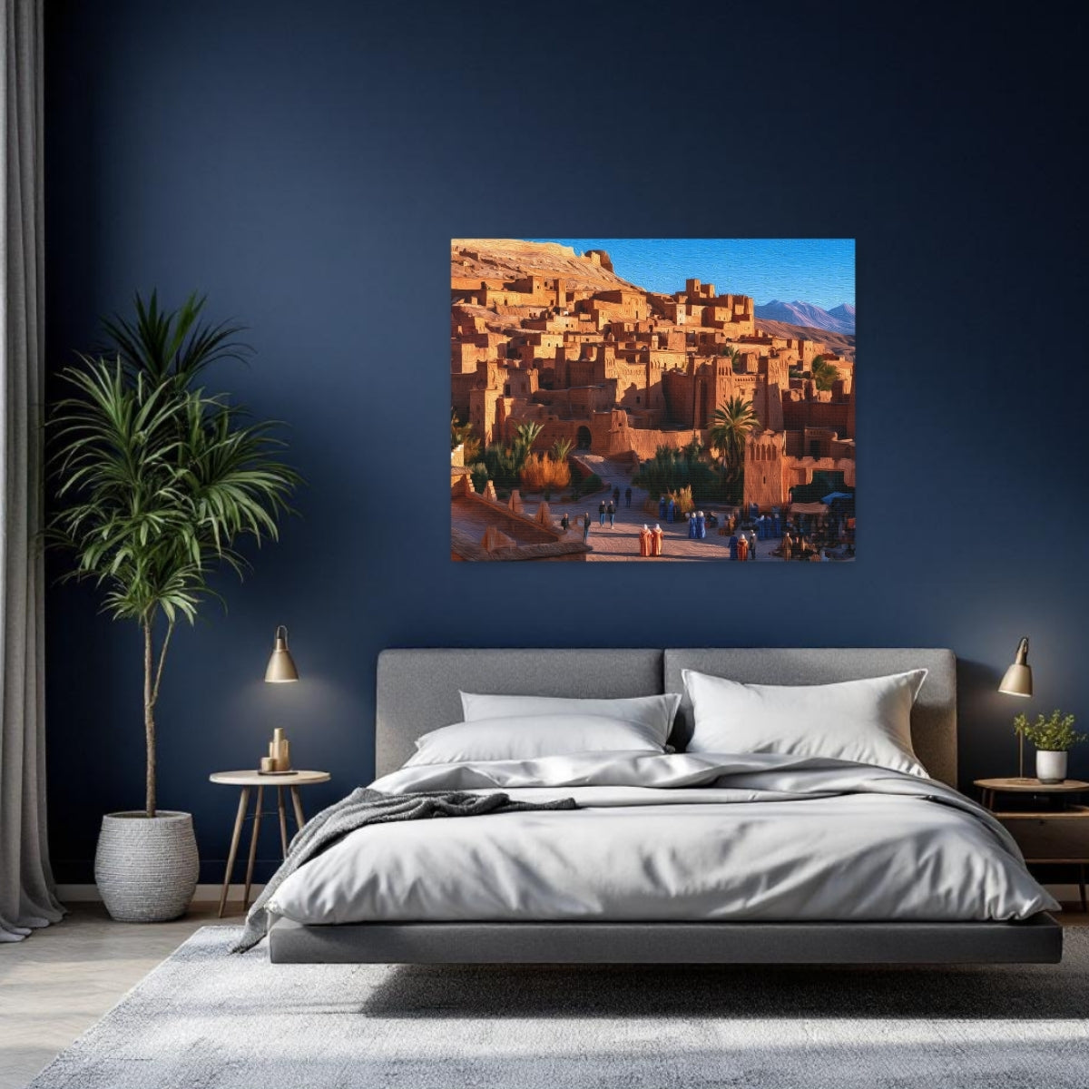 Ancient Kasbah Desert Village — Aït Benhaddou Village, Morocco, study 2