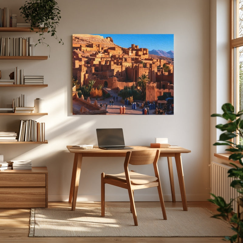 Ancient Kasbah Desert Village — Aït Benhaddou Village, Morocco, view 4