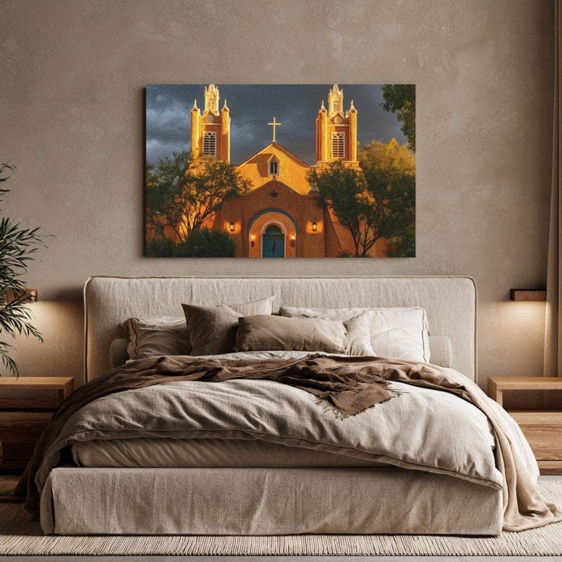 San Felipe de Neri Church — Albuquerque Old Town, New Mexico, view 6