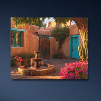 Old Town Adobe Courtyard Fountain — close-up thumbnail