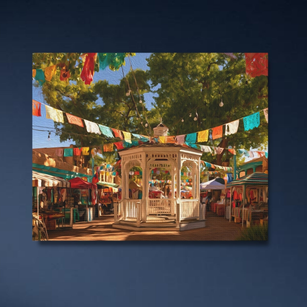 Old Town Plaza Gazebo — Albuquerque Old Town, New Mexico, close-up detail
