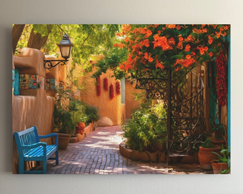 Old Town Adobe Courtyard — Albuquerque Old Town, New Mexico