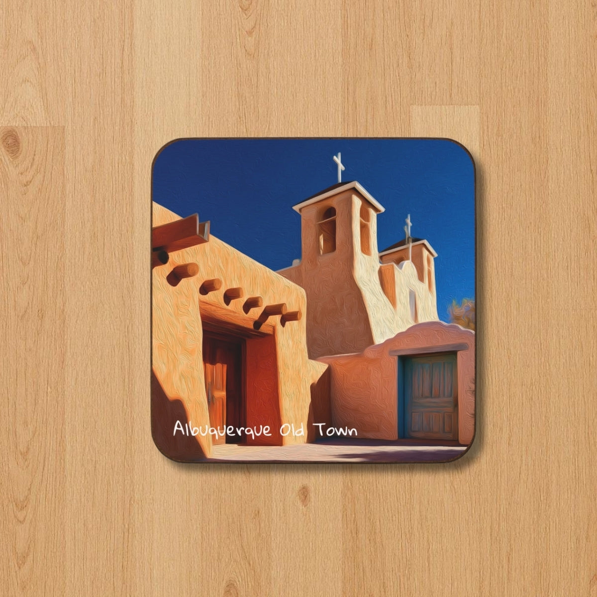 Adobe Mission Church — Albuquerque Old Town, New Mexico, study 1