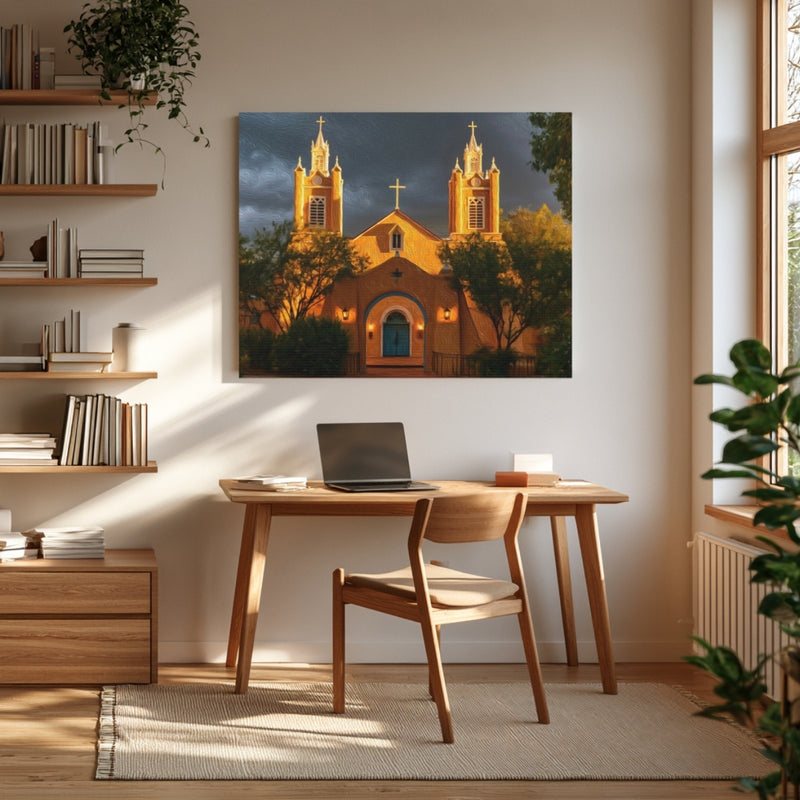 San Felipe de Neri Church — Albuquerque Old Town, New Mexico, view 4