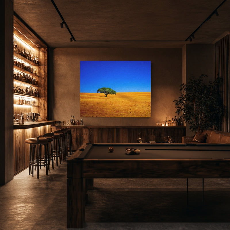 Golden Plains Lone Tree — Alentejo, Portugal, view 7