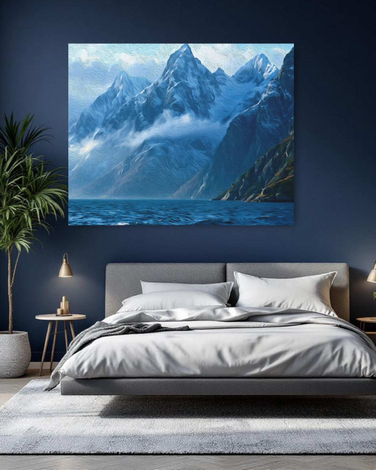 Milford Sound Mitre Peak — Alesund, Norway, study 1