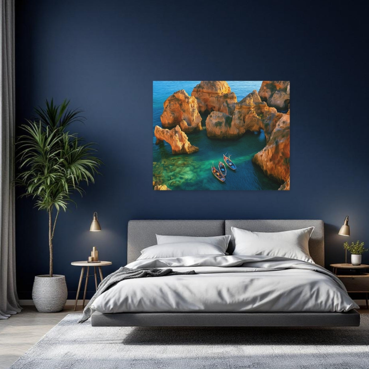 Rocky Coastal Sea Caves — Algarve, Portugal, study 2