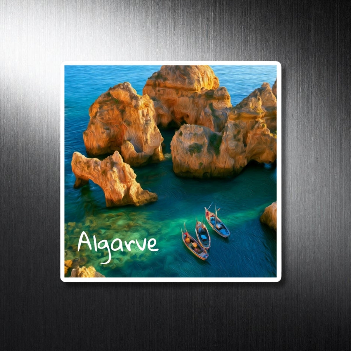 Rocky Coastal Sea Caves — Algarve, Portugal, study 1