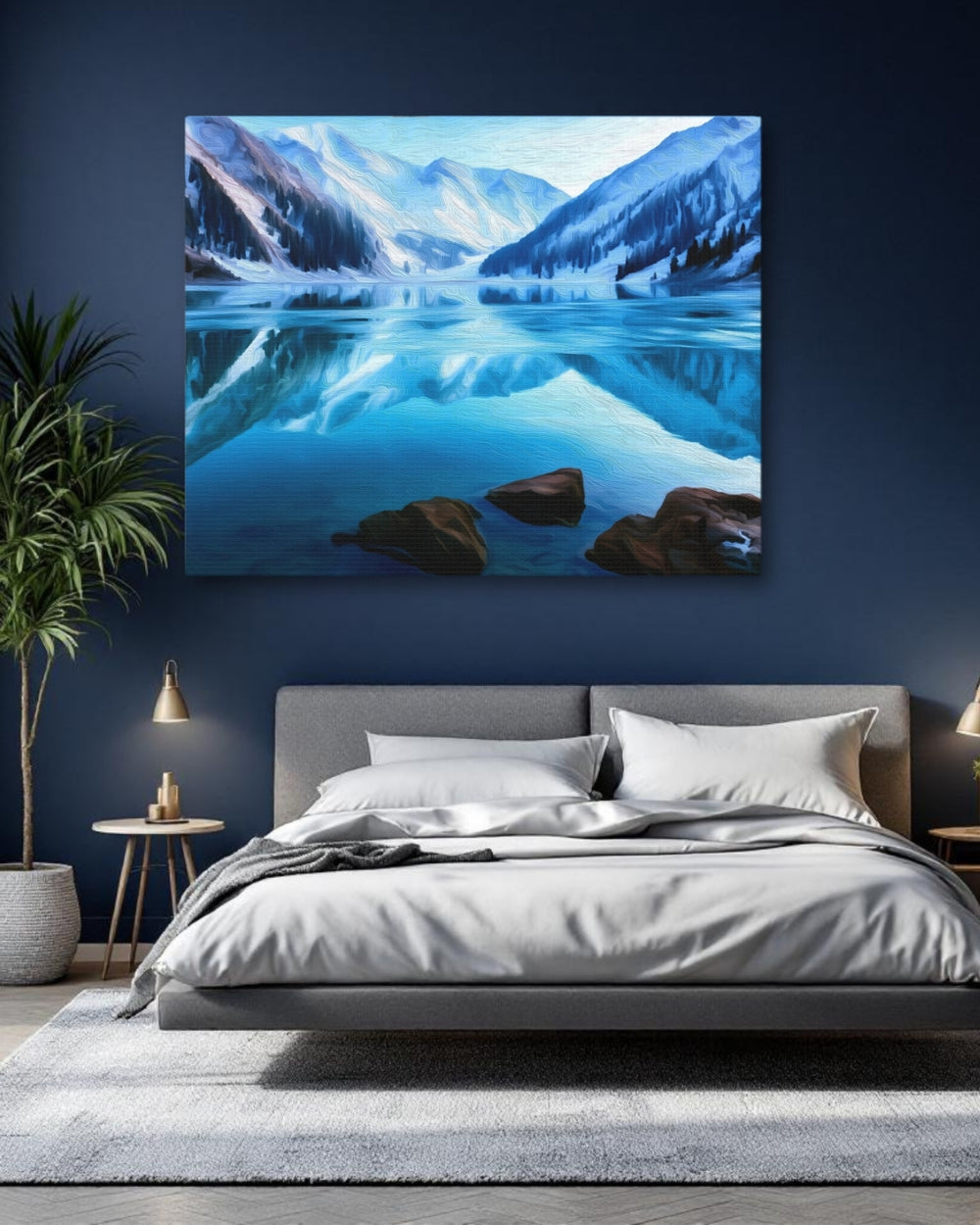 Almaty, Kazakhstan | Big Almaty Lake Mountains | Original Series Gallery Canvas detail