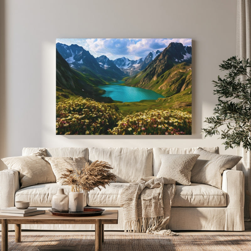 Altai Mountain Alpine Lake — Altai Mountains, Russia, view 1