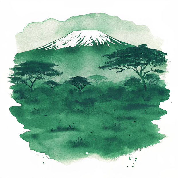 Amboseli watercolor