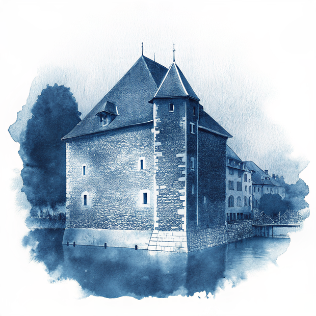Annecy watercolor