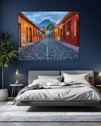 Antigua Cobblestone Street Agua Volcano — study 1 thumbnail