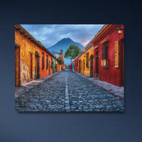 Antigua Cobblestone Street Agua Volcano — study 4 thumbnail