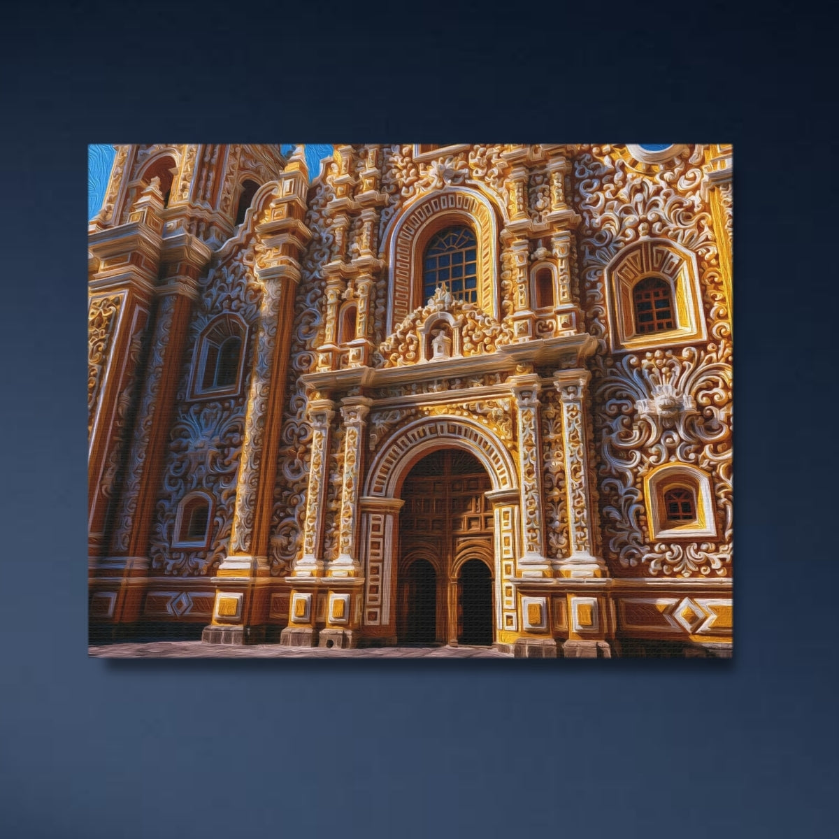Antigua Cathedral Baroque Facade — Antigua, Guatemala, study 4