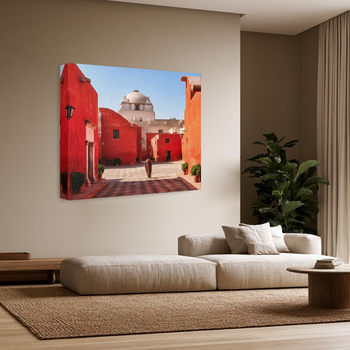 Santa Catalina Monastery Courtyard — Arequipa, Peru, view 2