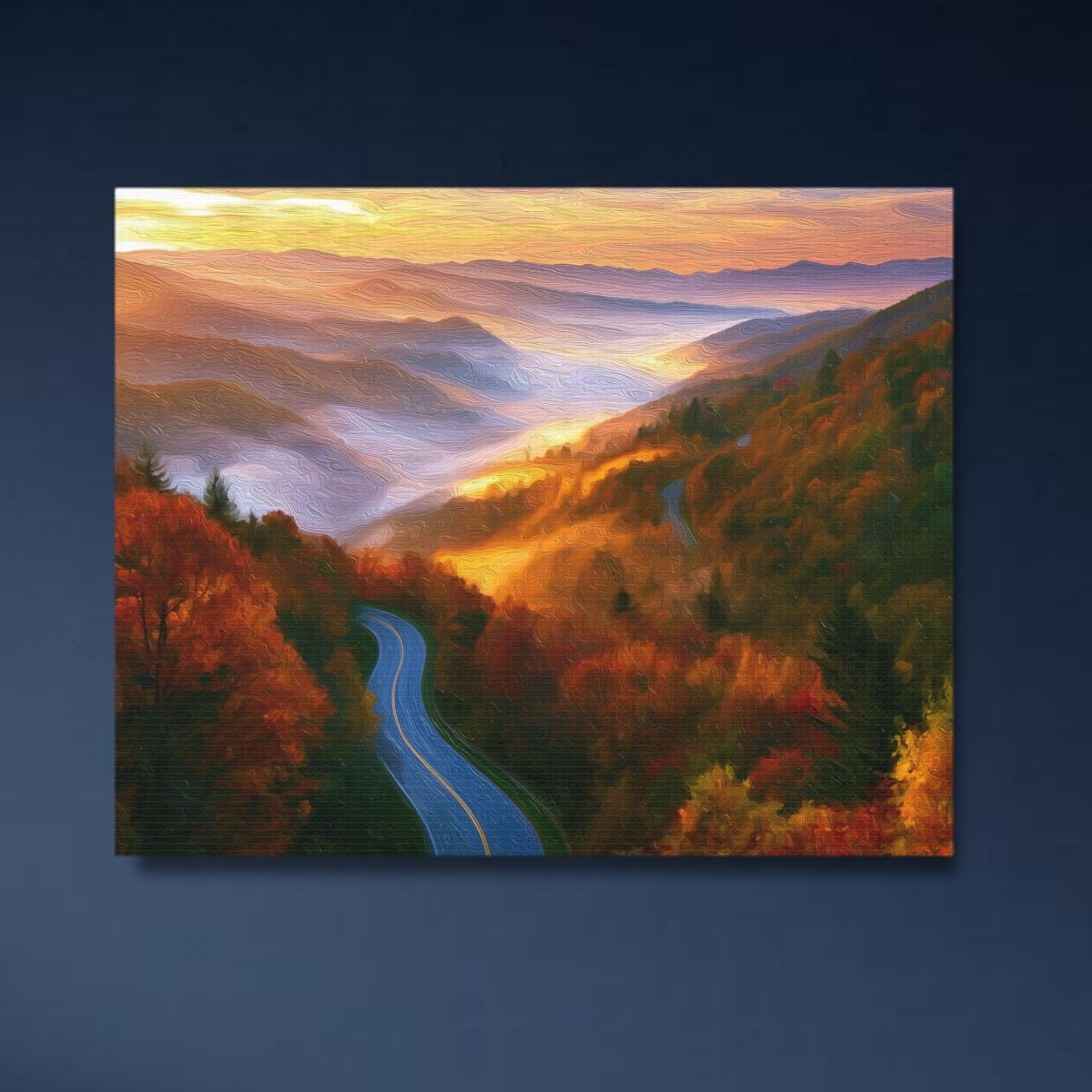 Blue Ridge Parkway Autumn — Asheville, North Carolina, close-up detail