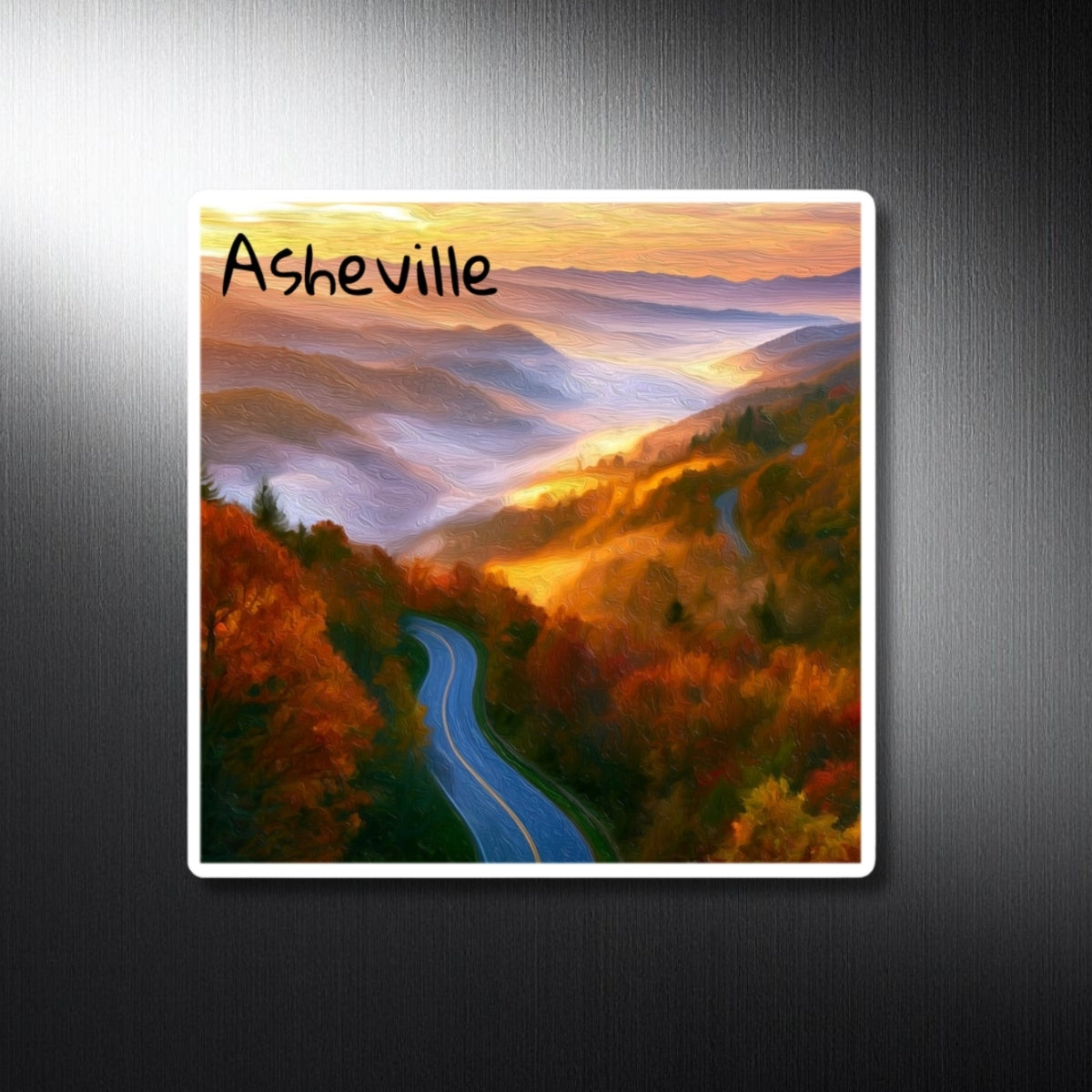 Blue Ridge Parkway Autumn — Asheville, North Carolina, study 1