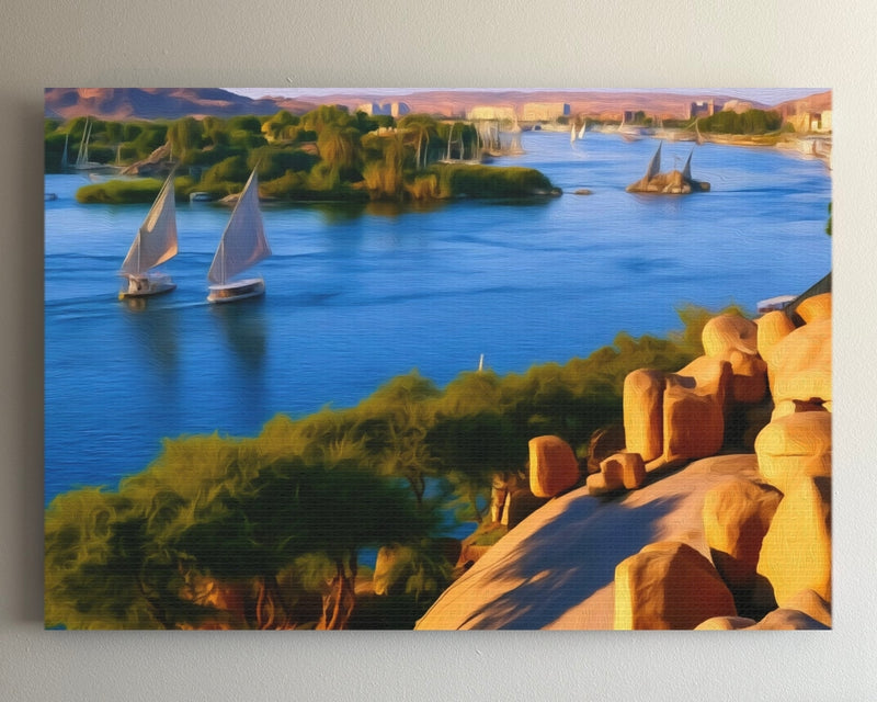 Nile River Feluccas Aswan — Aswan, Egypt