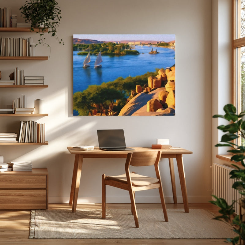 Nile River Feluccas Aswan — Aswan, Egypt, view 4