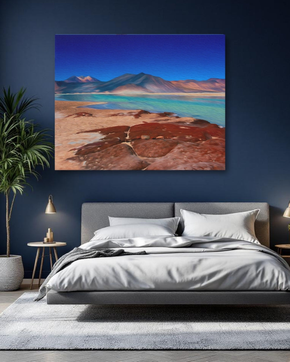 Atacama Desert, Chile | Atacama Desert Salt Lake | Original Series Gallery Canvas detail