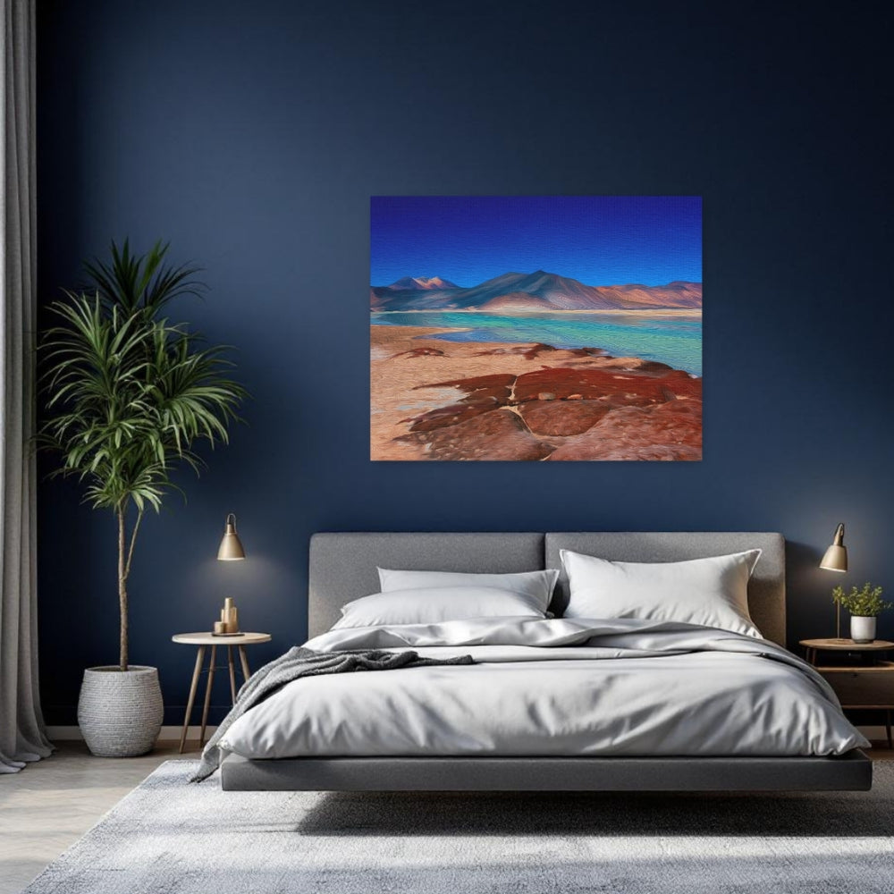 Atacama Desert, Chile | Atacama Desert Salt Lake | Original Series Gallery Canvas detail