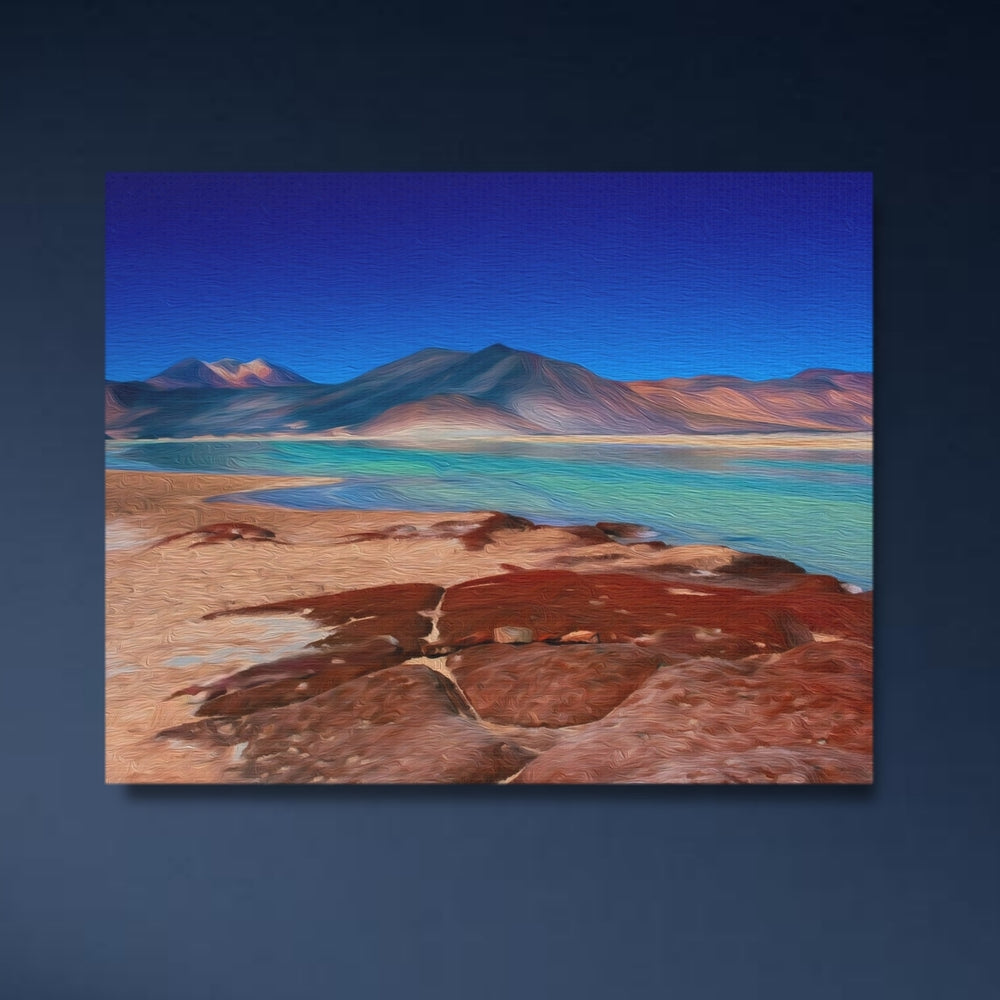 Atacama Desert, Chile | Atacama Desert Salt Lake | Original Series Gallery Canvas detail