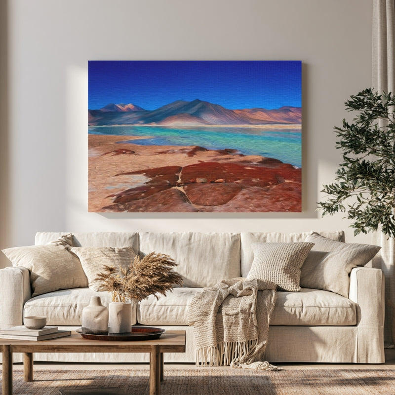 Atacama Desert Salt Lake — Atacama Desert, Chile, view 1
