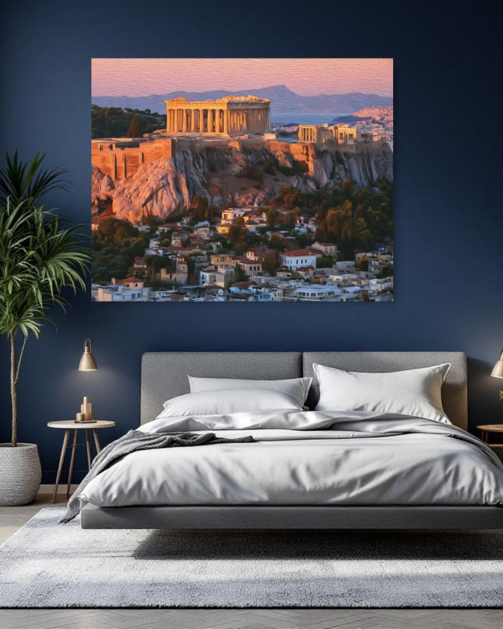 Athens, Greece | Acropolis at Golden Hour | Original Series Gallery Canvas detail