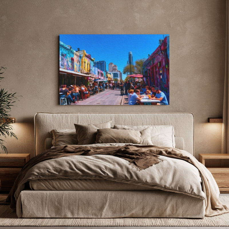Colorful 6th Street District — Austin, Texas, view 6