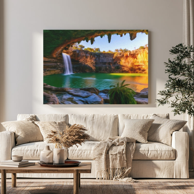Austin Natural Swimming Grotto — Austin, Texas, view 1