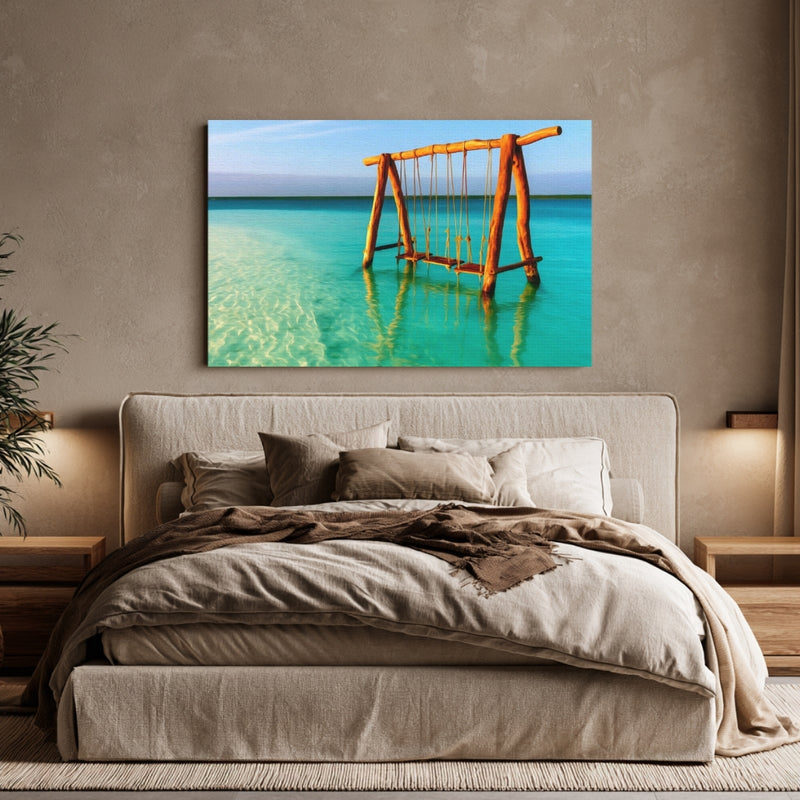 Bacalar Lagoon Water Swings — Bacalar, Mexico, view 6